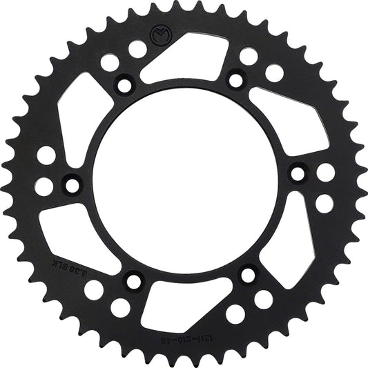 MOOSE REAR SPROCKET 48 TEETH ALUMINIUM BLACK 1211-210-48-10