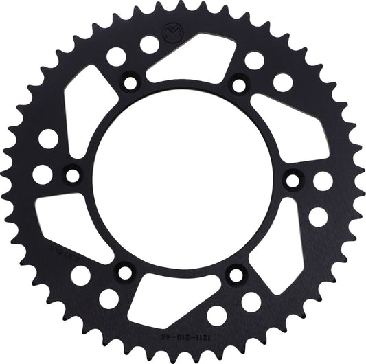 MOOSE REAR SPROCKET 49 TEETH ALUMINIUM BLACK 1211-210-49-10