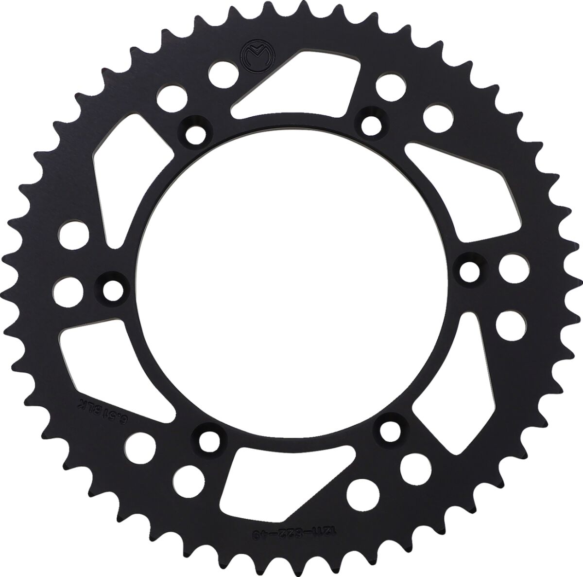 MOOSE REAR SPROCKET 49 TEETH ALUMINIUM BLACK 1211-822-49-10