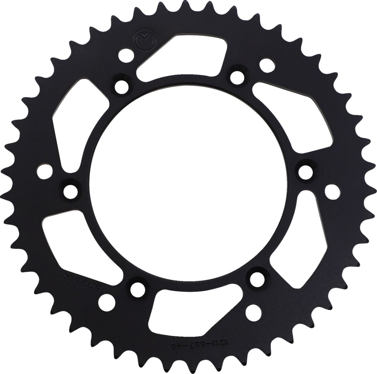 MOOSE REAR SPROCKET 46 TEETH ALUMINIUM BLACK 1211-897-46-10