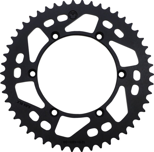 MOOSE REAR SPROCKET 50 TEETH ALUMINIUM BLACK 1211-460-50-10
