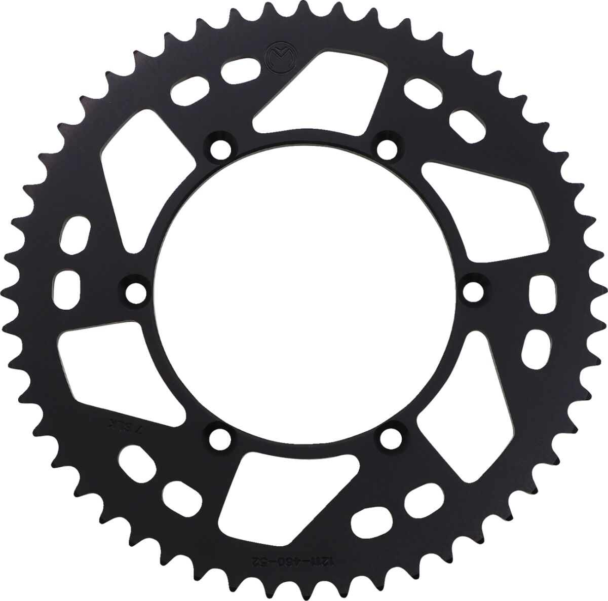 MOOSE REAR SPROCKET 52 TEETH ALUMINIUM BLACK 1211-460-52-10