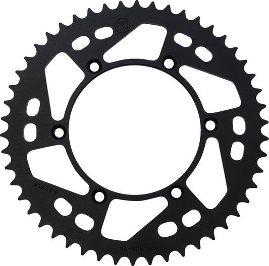 MOOSE REAR SPROCKET 50 TEETH ALUMINIUM BLACK 1211-808-50-10