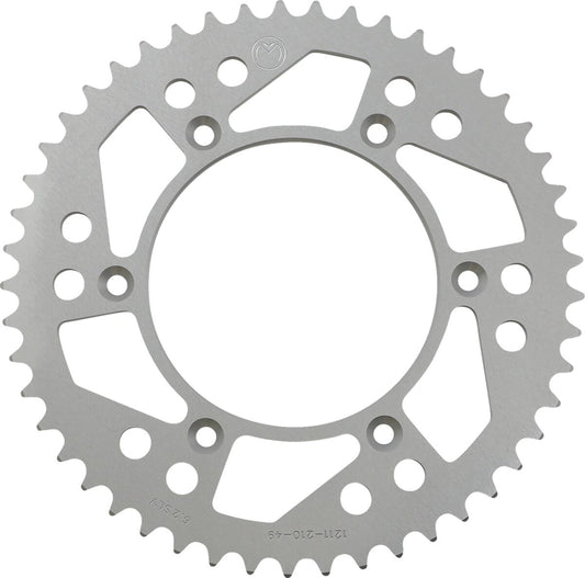 MOOSE REAR SPROCKET 49 TEETH ALUMINIUM SILVER 1211-210-49-11