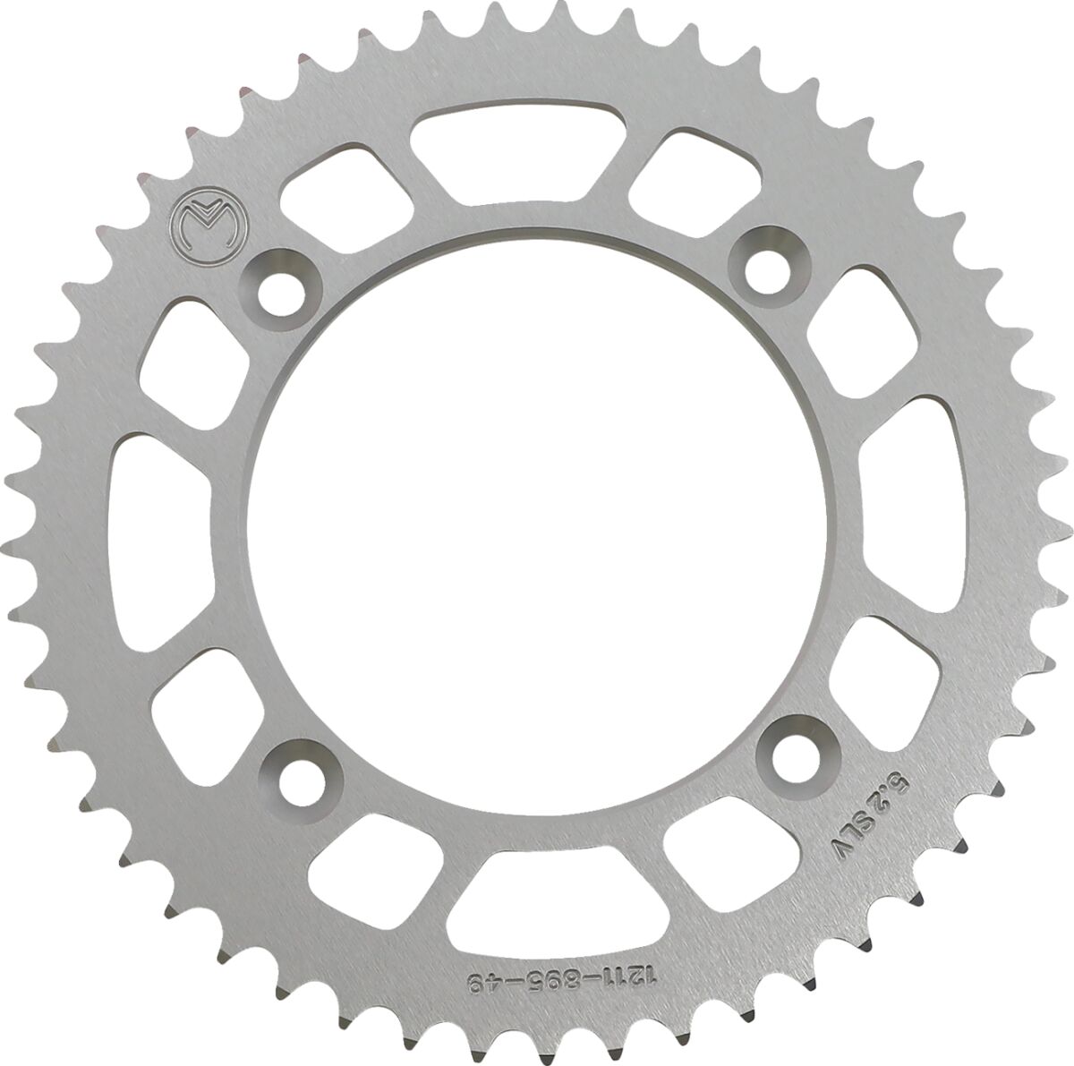 MOOSE REAR SPROCKET 49 TEETH ALUMINIUM SILVER 1211-895-49-11