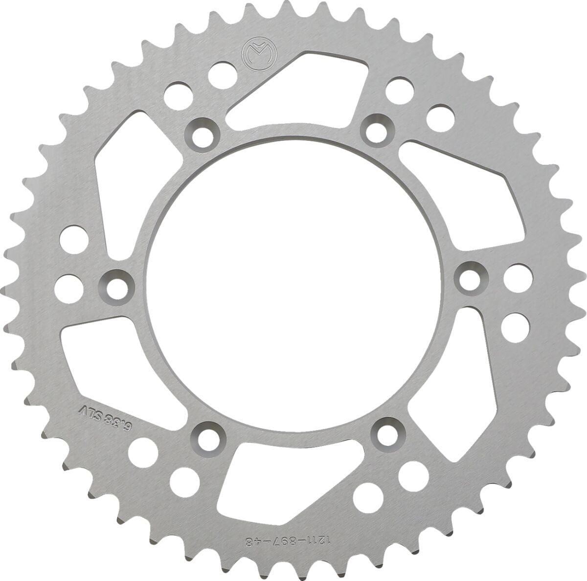 MOOSE REAR SPROCKET 48 TEETH ALUMINIUM SILVER 1211-897-48-11