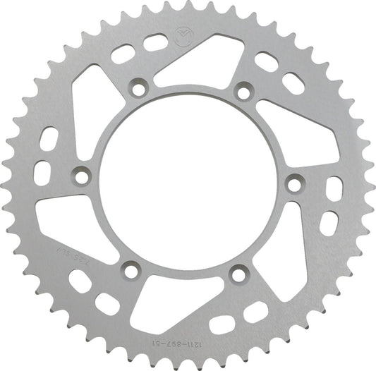Moose Rear Sprocket 51 Teeth Aluminium Silver 1211-897-51-11
