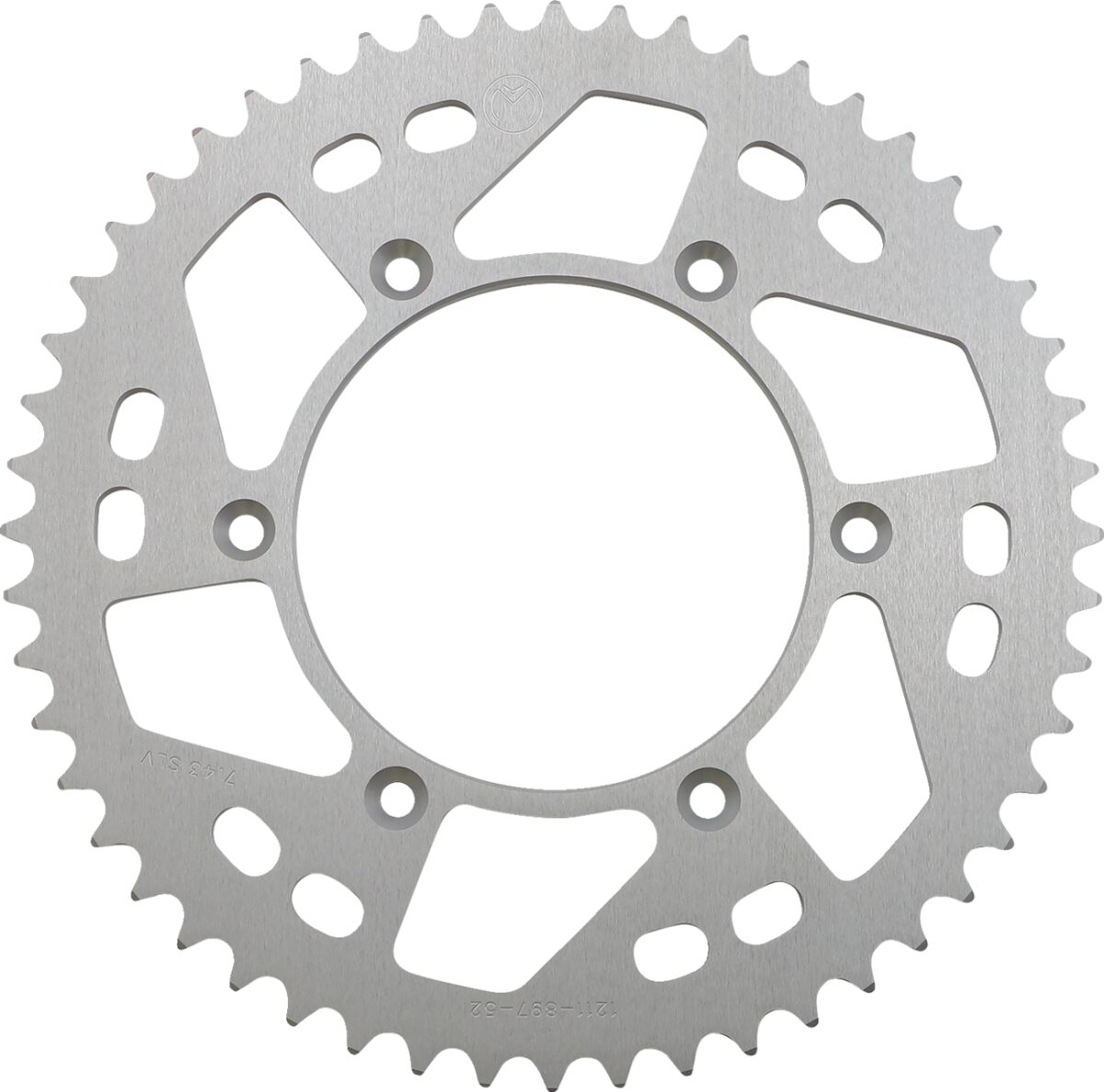 MOOSE REAR SPROCKET 52 TEETH ALUMINIUM SILVER 1211-897-52-11