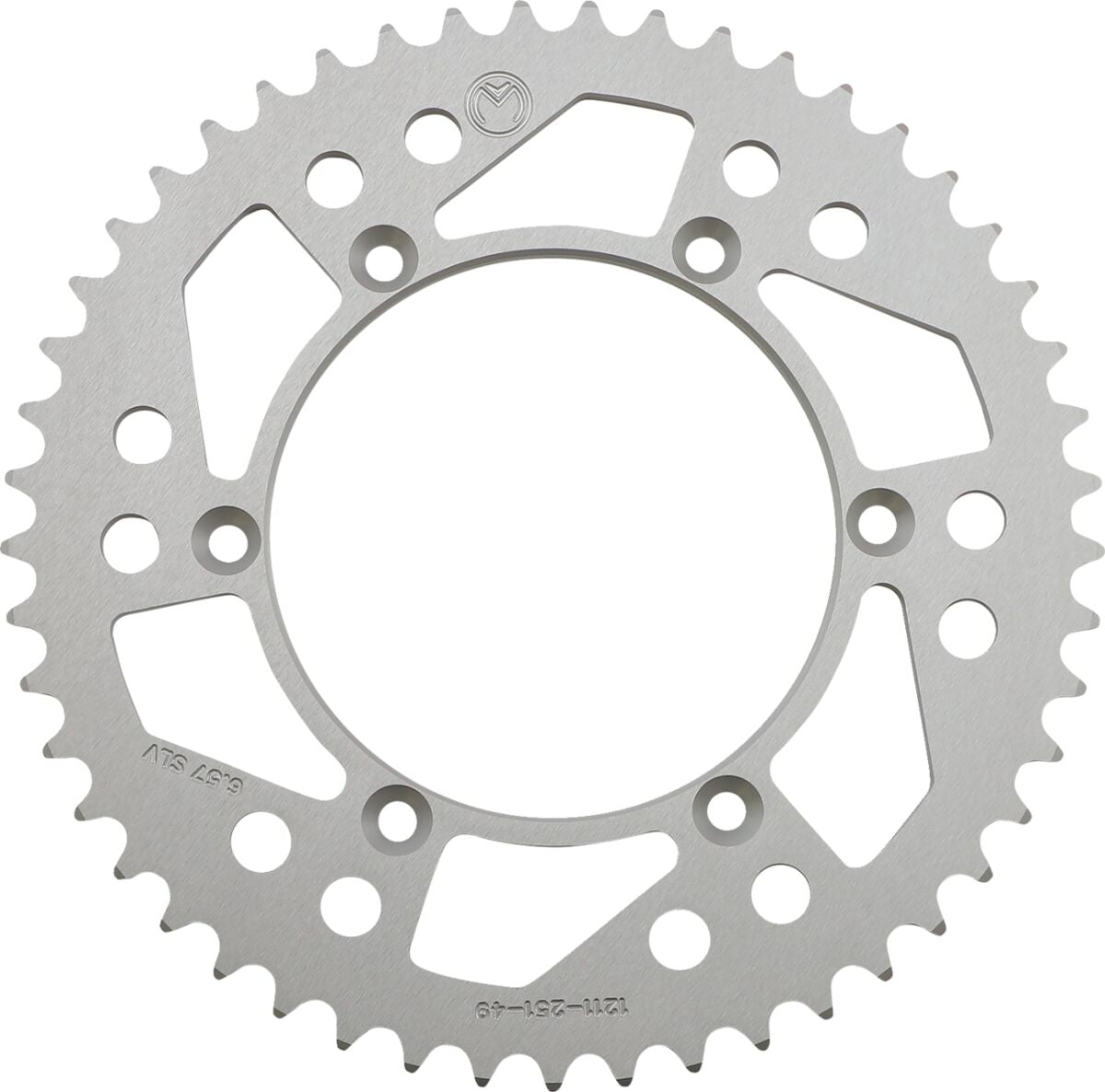 MOOSE REAR SPROCKET 49 TEETH ALUMINIUM SILVER 1211-251-49-11