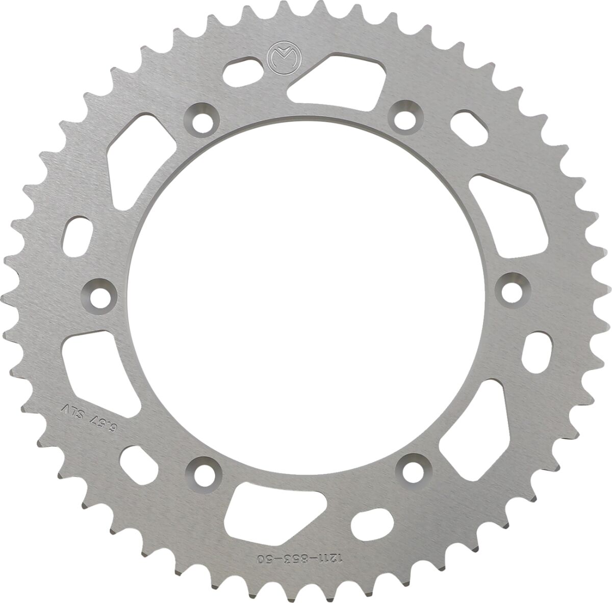 MOOSE REAR SPROCKET 50 TEETH ALUMINIUM SILVER 1211-853-50-11