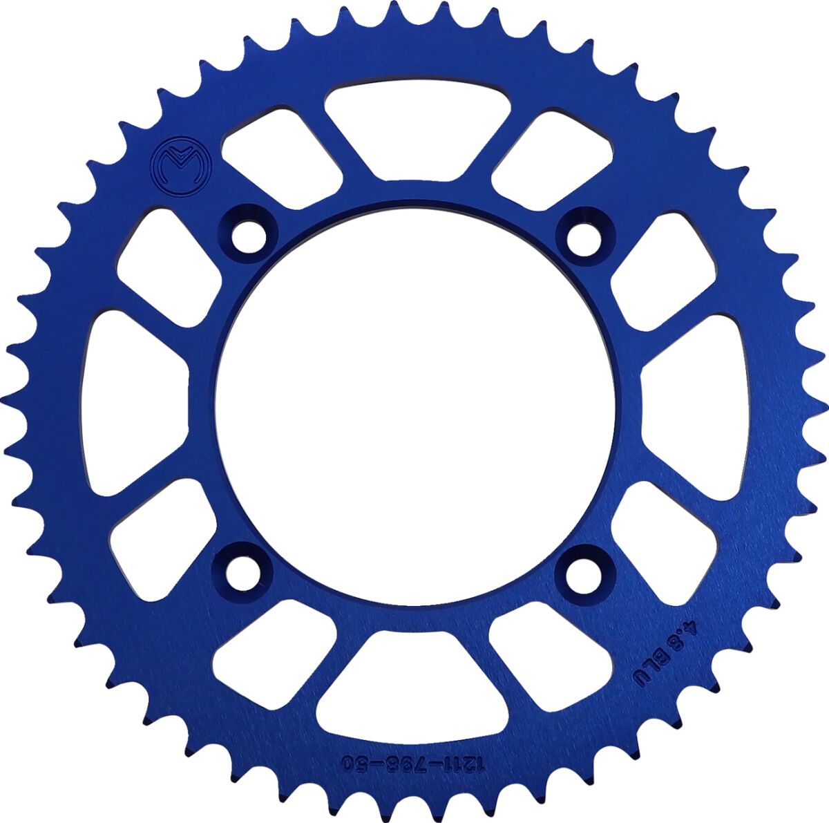 MOOSE REAR SPROCKET 50 TEETH ALUMINIUM BLUE 1211-798-50-12