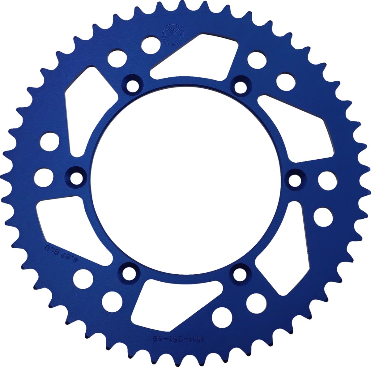 MOOSE REAR SPROCKET 49 TEETH ALUMINIUM BLUE 1211-251-49-12