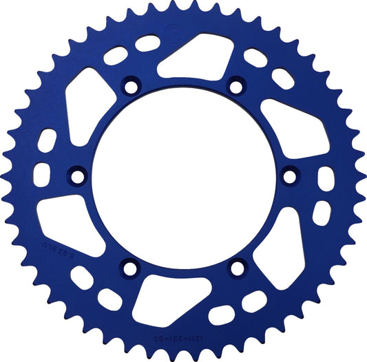 MOOSE REAR SPROCKET 50 TEETH ALUMINIUM BLUE 1211-251-50-12