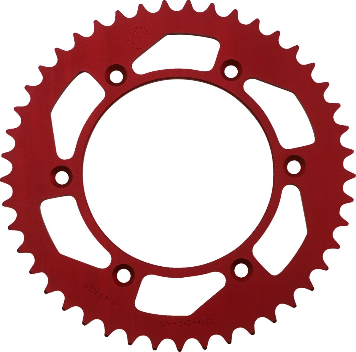 MOOSE REAR SPROCKET 45 TEETH ALUMINIUM RED 1211-210-45-13