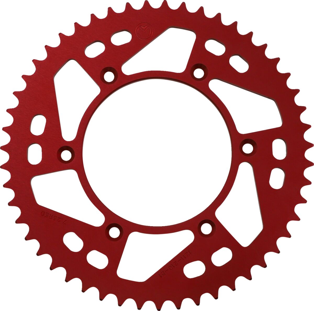 MOOSE REAR SPROCKET 51 TEETH ALUMINIUM RED 1211-210-51-13