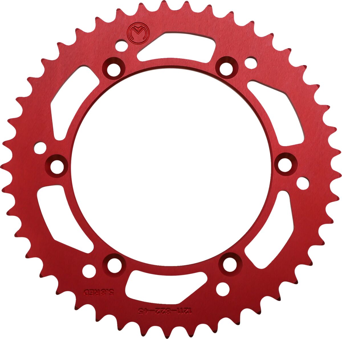 MOOSE REAR SPROCKET 45 TEETH ALUMINIUM RED 1211-822-45-13