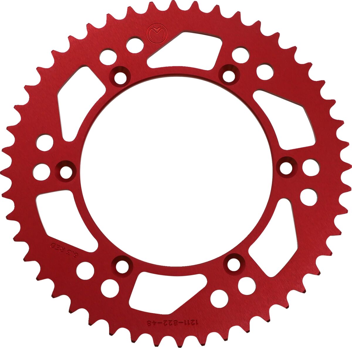 MOOSE REAR SPROCKET 48 TEETH ALUMINIUM RED 1211-822-48-13