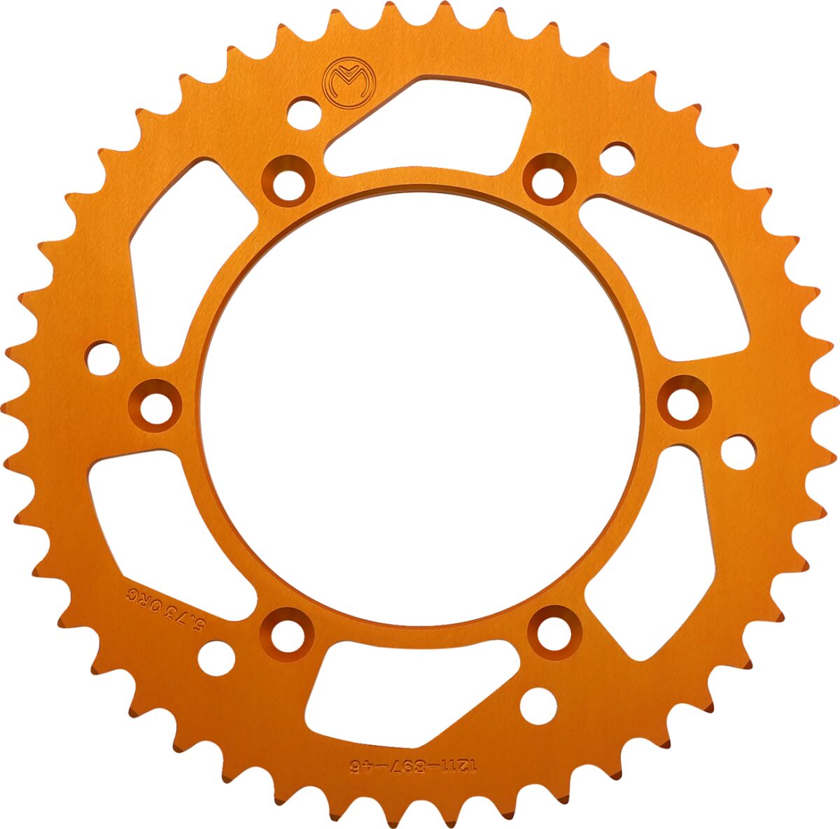 MOOSE REAR SPROCKET 46 TEETH ALUMINIUM ORANGE 1211-897-46-14