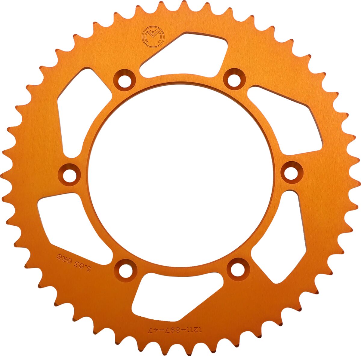 MOOSE REAR SPROCKET 47 TEETH ALUMINIUM ORANGE 1211-897-47-14