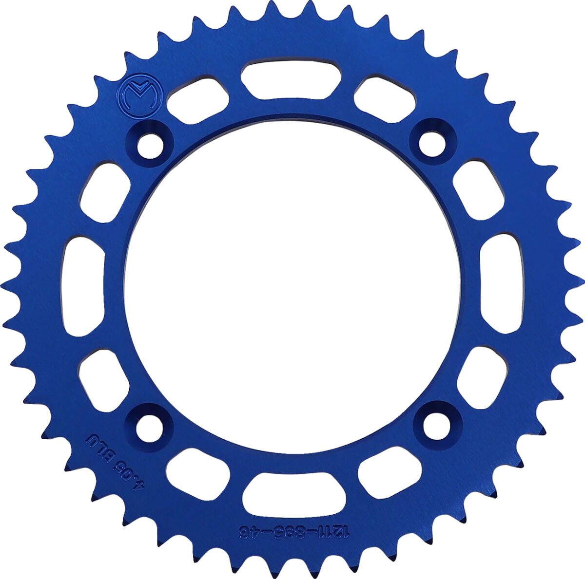 MOOSE REAR SPROCKET / 46 TEETH / 428 PITCH / BLUE / ALUMINUM 1211-895-46-12