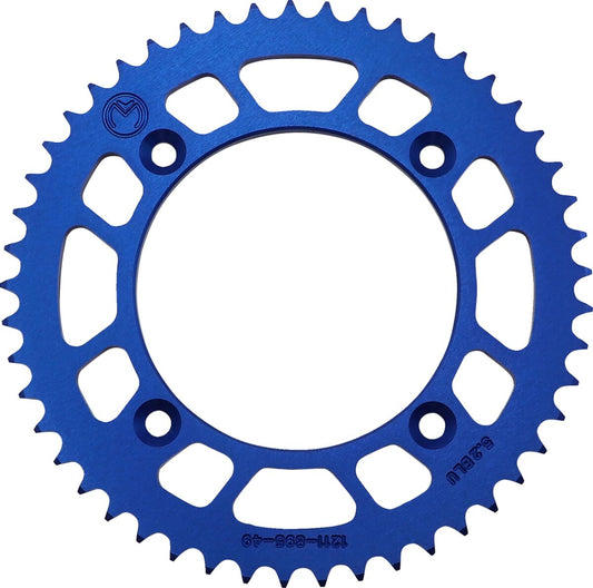 Moose Rear Sprocket / 49 Teeth / 428 Pitch / Blue / Aluminum 1211-895-49-12