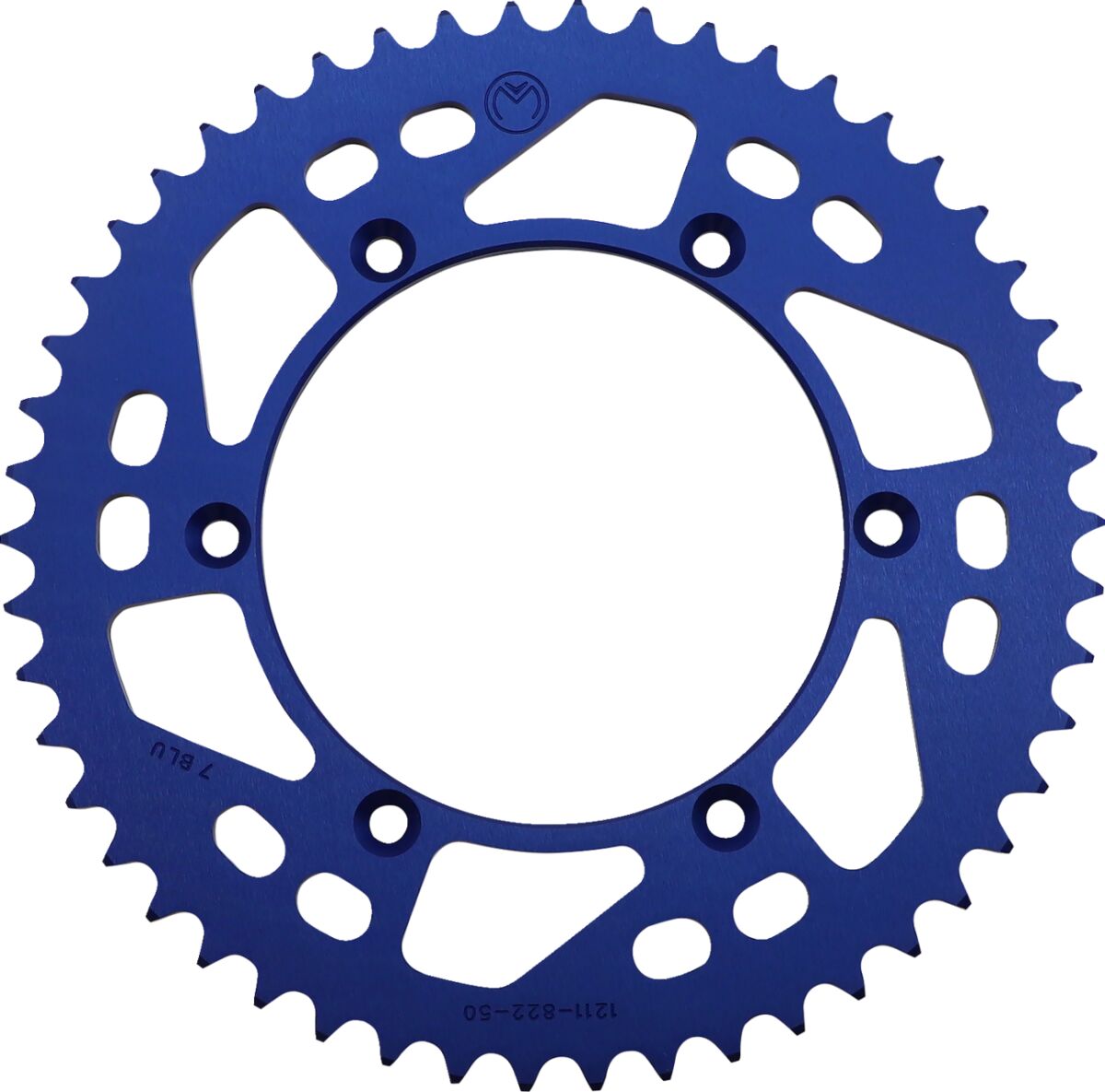 MOOSE REAR SPROCKET / 50 TEETH / 520 PITCH / BLUE / ALUMINUM 1211-822-50-12