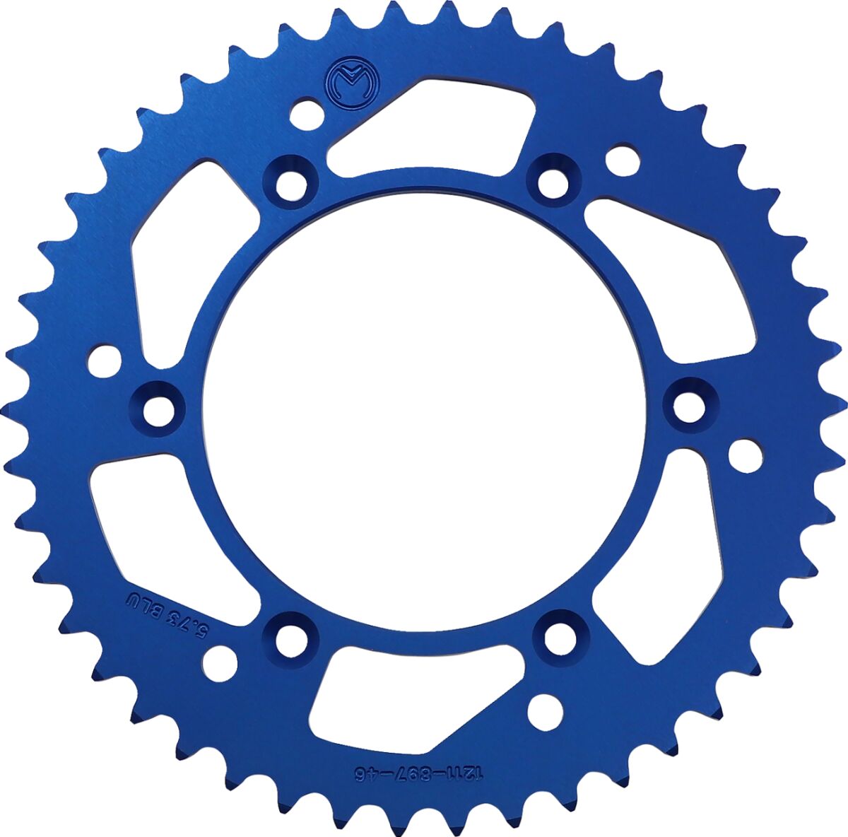 MOOSE REAR SPROCKET / 46 TEETH / 520 PITCH / BLUE / ALUMINUM 1211-897-46-12