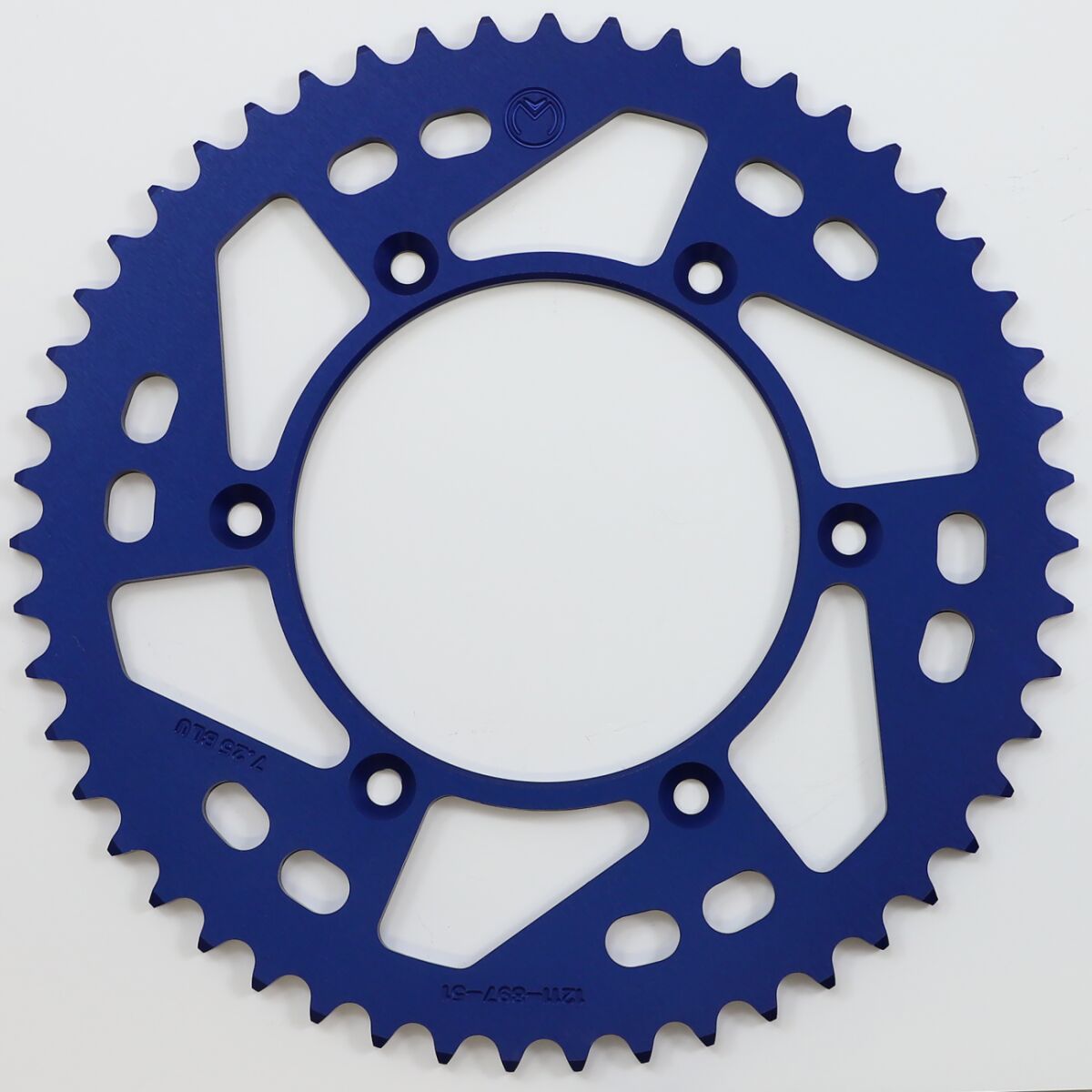 MOOSE REAR SPROCKET / 51 TEETH / 520 PITCH / BLUE / ALUMINUM 1211-897-51-12