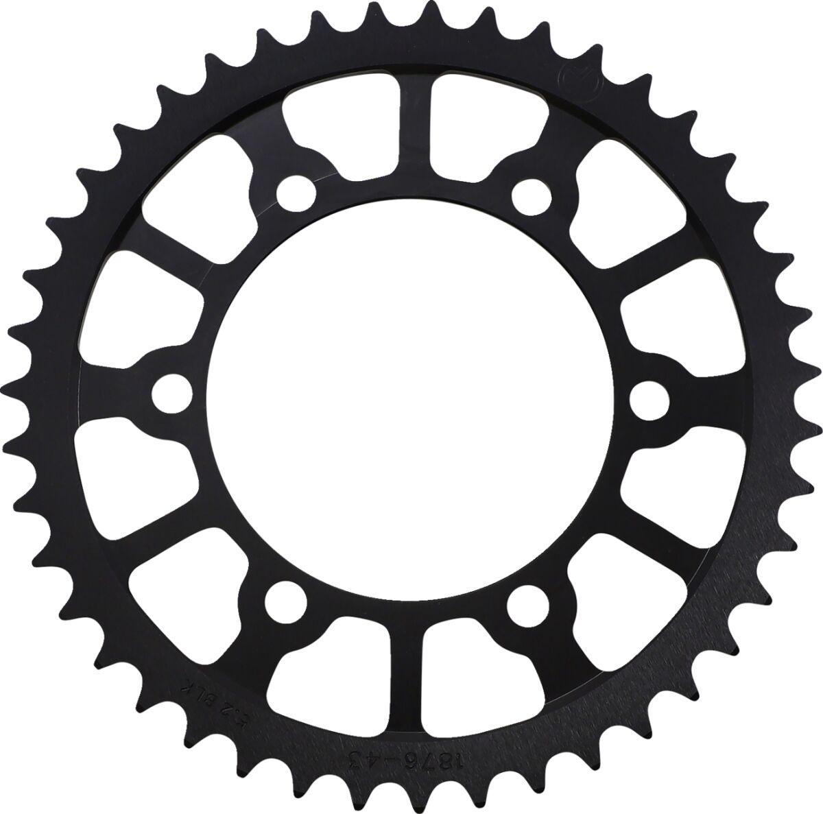 MOOSE REAR SPROCKET / 43 TEETH / 525 PITCH / BLACK / ALUMINUM 1211-1876-43-10