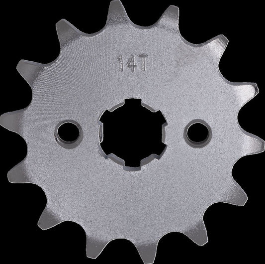 MOOSE FRONT SPROCKET - HON/KAW/SUZ - 14 T 26-2114-14CRMO