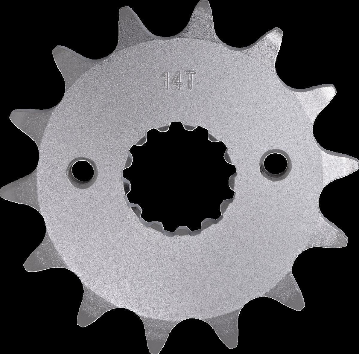MOOSE FRONT SPROCKET - KAW/SUZ/YAM - 14 T 26-4108-14CRMO