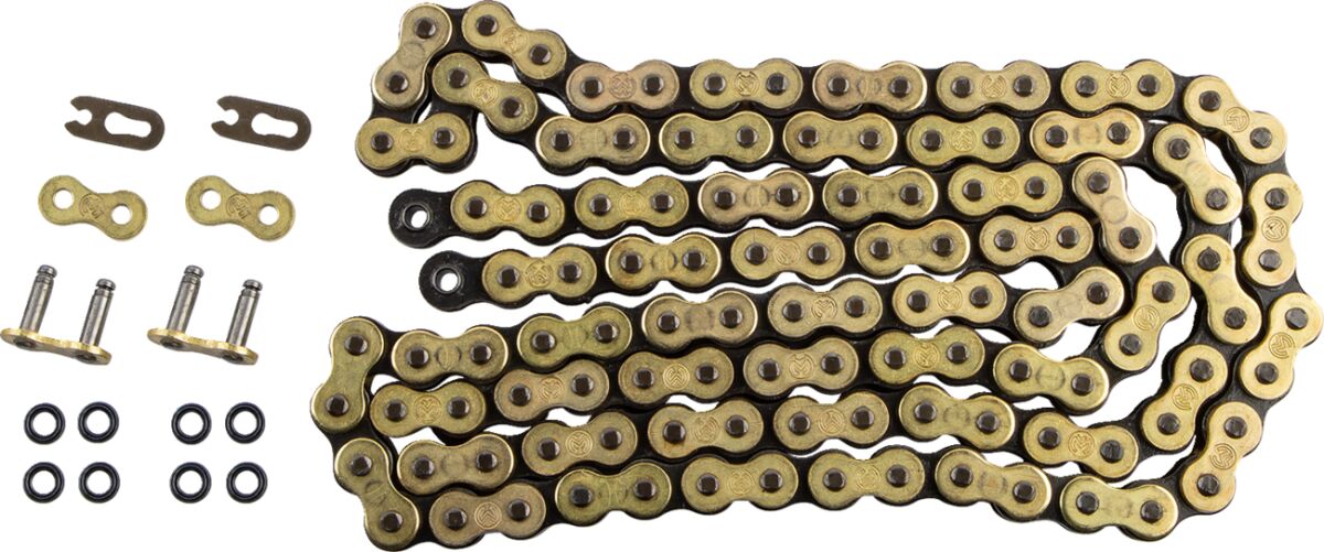 MOOSE CHAIN 520-FB / 120 LINKS / O-RING / GOLD 195FB120