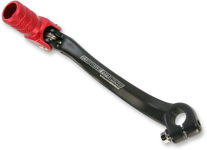 MOOSE SHIFT LEVER FOLDING FORGED ALUMINUM RED 81-0106-02-10