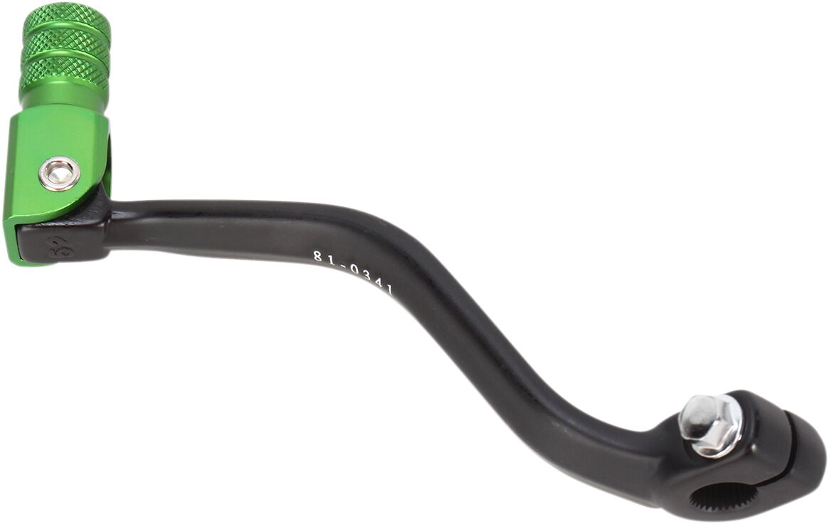 MOOSE SHIFT LEVER FOLDING FORGED ALUMINUM GREEN 81-0341-02-30