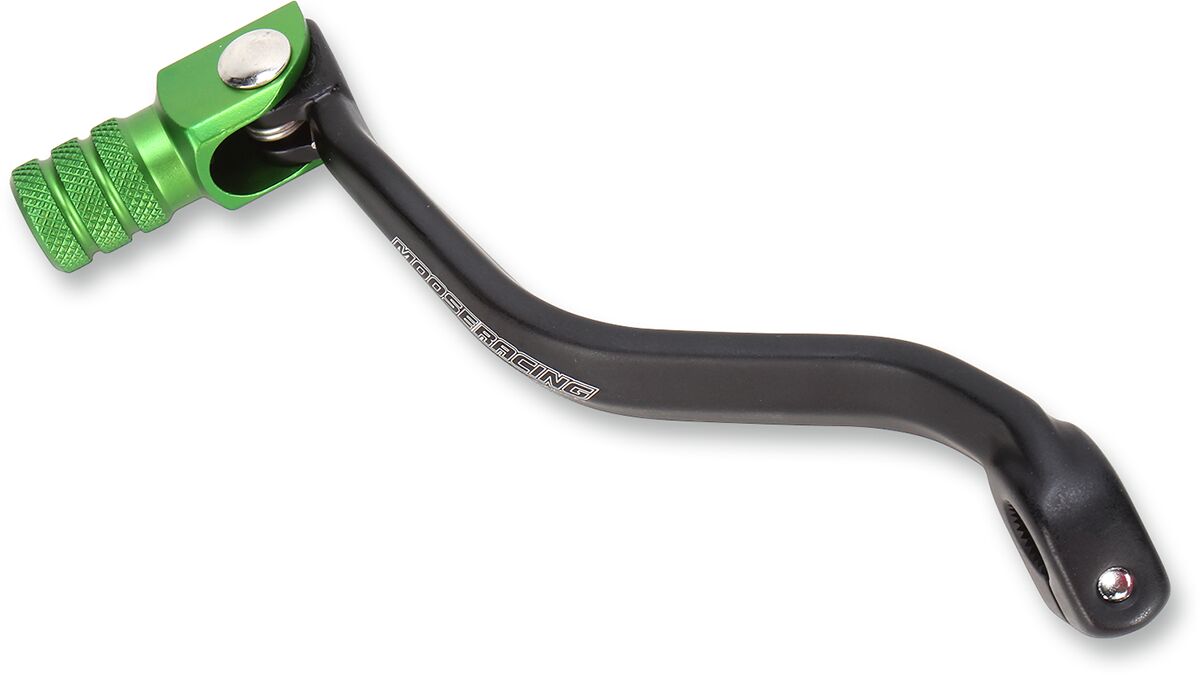 MOOSE SHIFT LEVER FOLDING FORGED ALUMINUM GREEN 81-0341-02-30