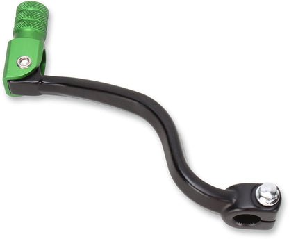 MOOSE SHIFT LEVER FOLDING FORGED ALUMINUM GREEN 81-0342-02-30