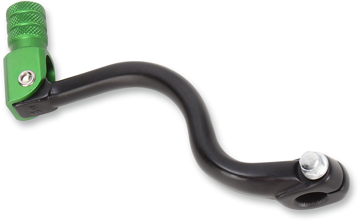 MOOSE SHIFT LEVER FOLDING FORGED ALUMINUM GREEN 81-0344-02-30