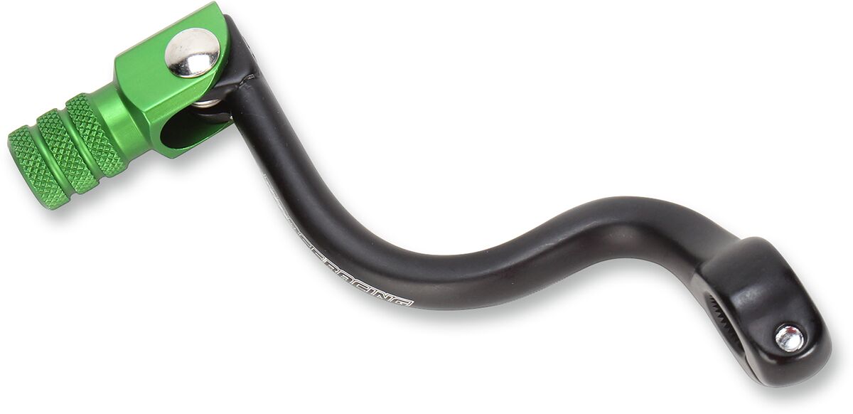MOOSE SHIFT LEVER FOLDING FORGED ALUMINUM GREEN 81-0344-02-30