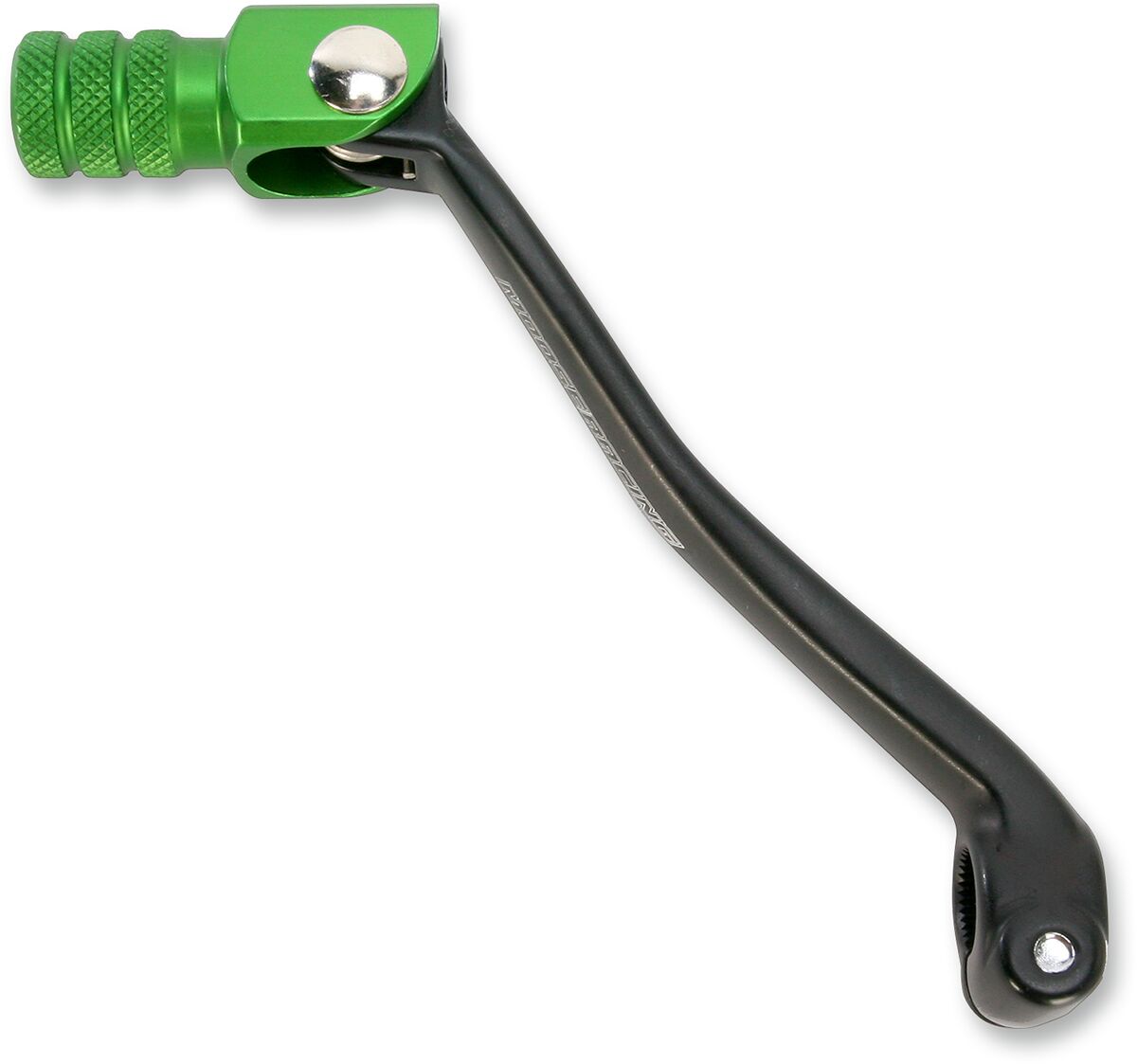 MOOSE SHIFT LEVER FOLDING FORGED ALUMINUM GREEN 81-0347-02-30