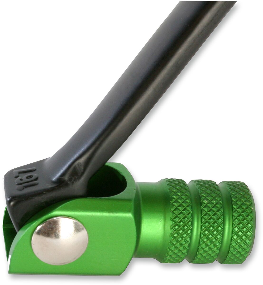MOOSE SHIFT LEVER FOLDING FORGED ALUMINUM GREEN 81-0347-02-30