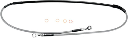 MOOSE BRAKE LINE STAINLESS STEEL FRONT KAWASAKI/SUZUKI K02-1-046/P-CL