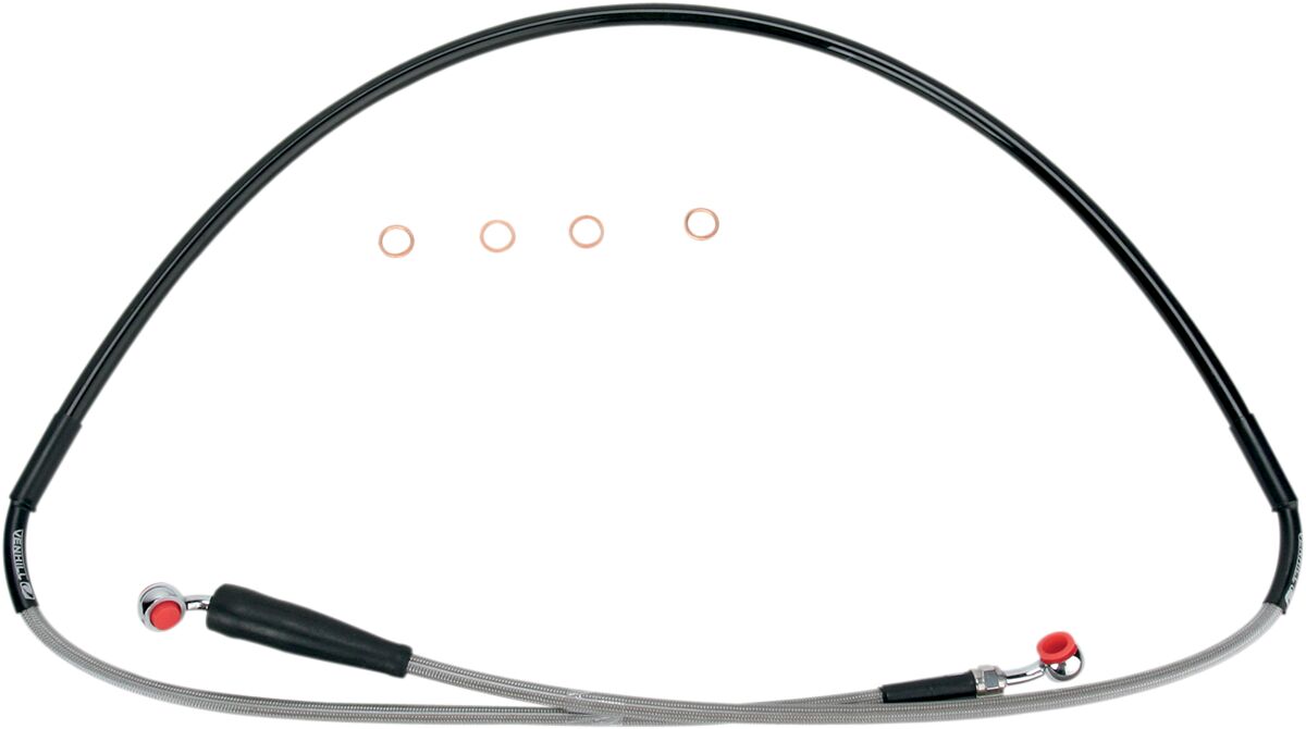MOOSE BRAKE LINE STAINLESS STEEL FRONT SUZUKI S01-1-038/P