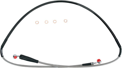 MOOSE BRAKE LINE STAINLESS STEEL FRONT SUZUKI S01-1-038/P