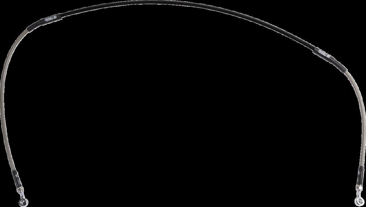 MOOSE Stainless Steel Braided Brake Line G06-1-007/P-CL