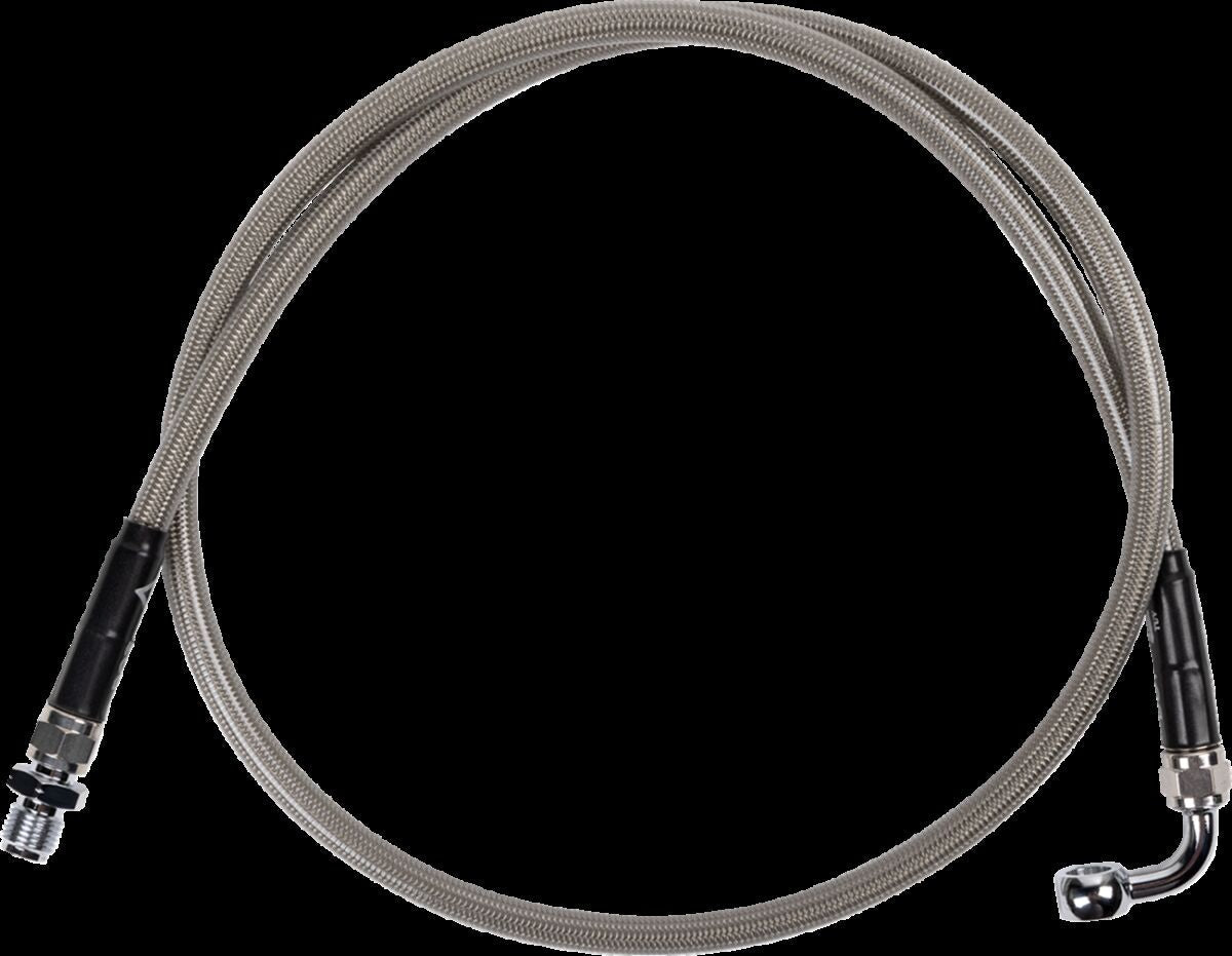 MOOSE Stainless Steel Braided Brake Line G06-1-009/P-CL