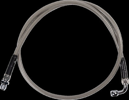 MOOSE Stainless Steel Braided Brake Line G06-1-009/P-CL