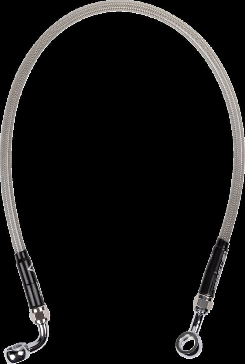 MOOSE Stainless Steel Braided Brake Line G06-2-008/P-CL