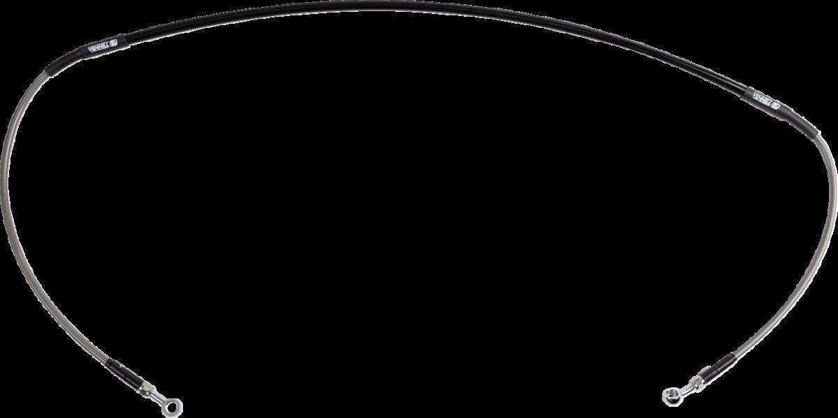 MOOSE Stainless Steel Braided Brake Line Y01-1-080/P-CL
