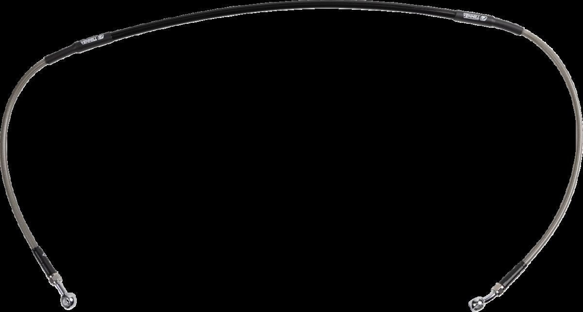 MOOSE Stainless Steel Braided Brake Line Y01-1-083/P-CL