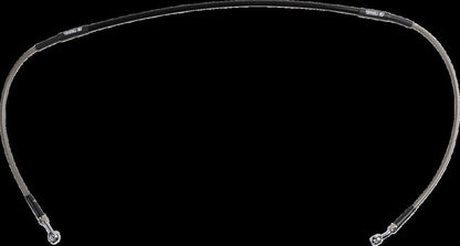 MOOSE Stainless Steel Braided Brake Line Y01-1-083/P-CL